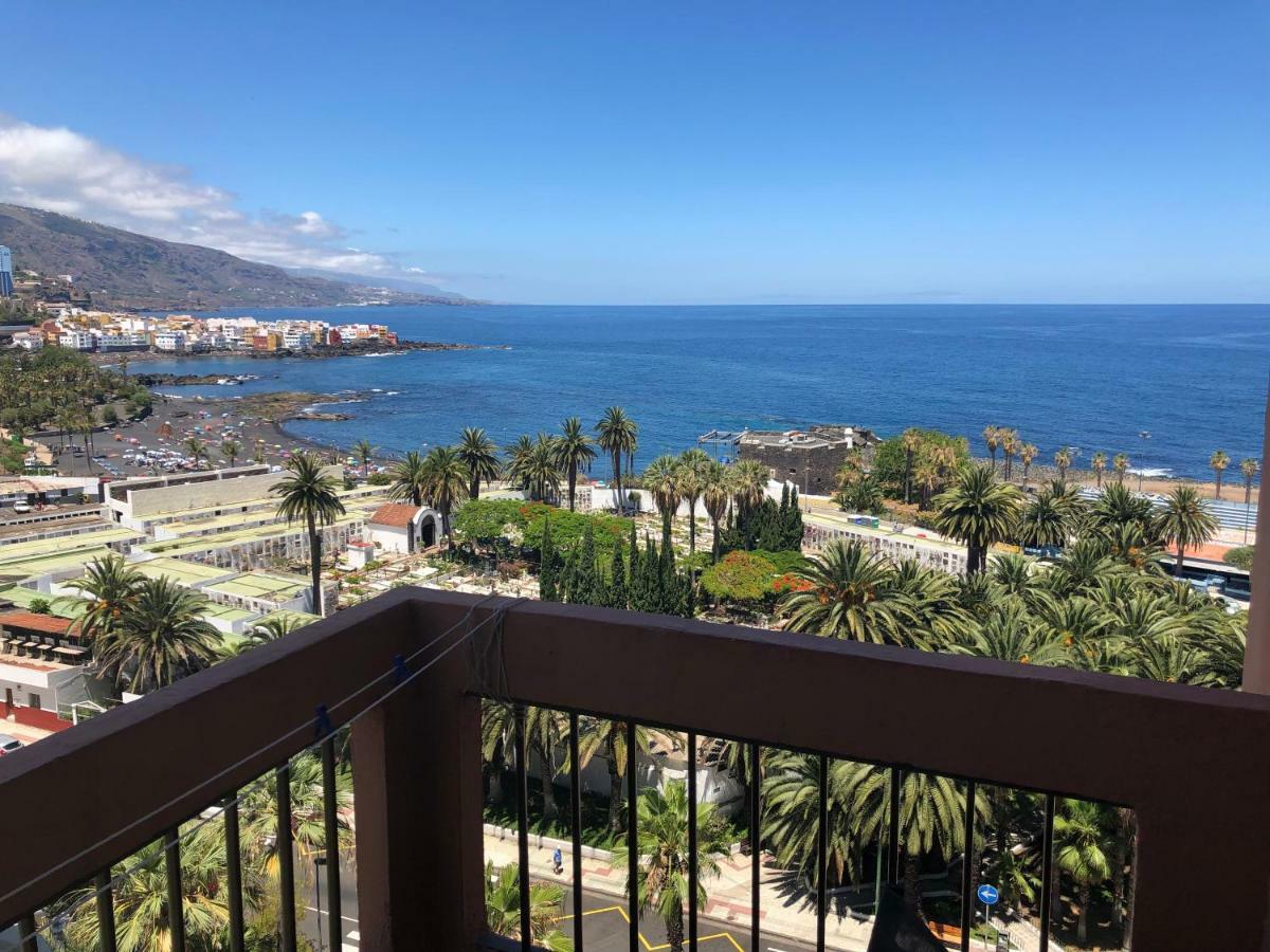 Апартаменты Magnificent Studio With A Terrace Overlooking The Sea! Пуэрто-де-ла-Крус Экстерьер фото