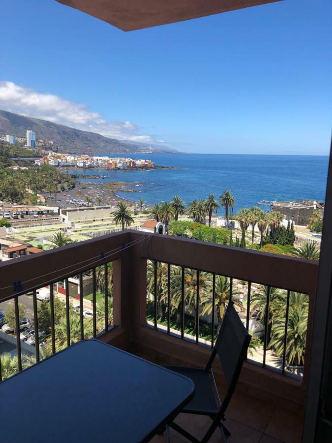 Апартаменты Magnificent Studio With A Terrace Overlooking The Sea! Пуэрто-де-ла-Крус Экстерьер фото